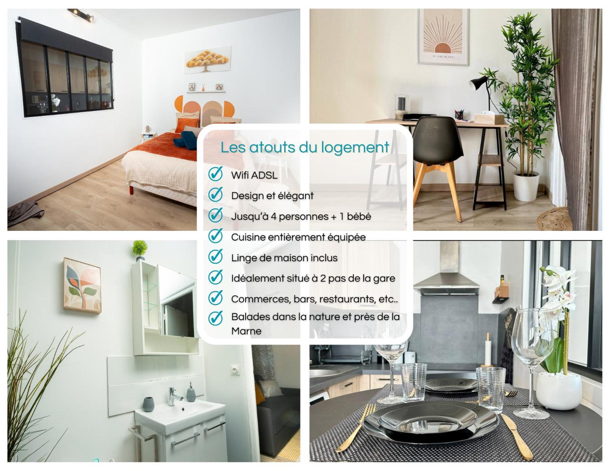 Le Cocon Douillet - 5" De La Gare - Wifi - Acces Direct Paris & Disneyland Jouarre Eksteriør bilde